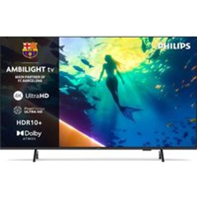 50" PHILIPS Ambilight 50PUS8000/05 Smart 4K Ultra HD HDR LED TV, Black
