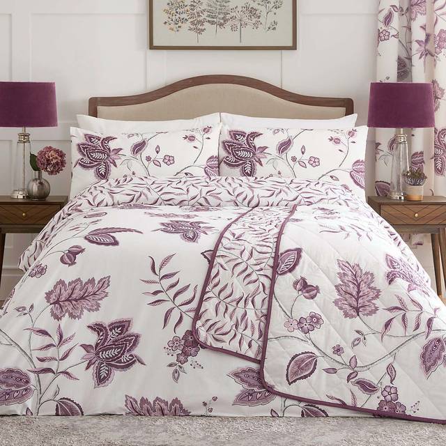 Dreams & Drapes Samira Duvet Cover Bedding Set Plum - Purple