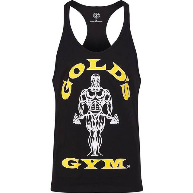 Golds Gym Muscle Joe Premium Stringer - Black, Large