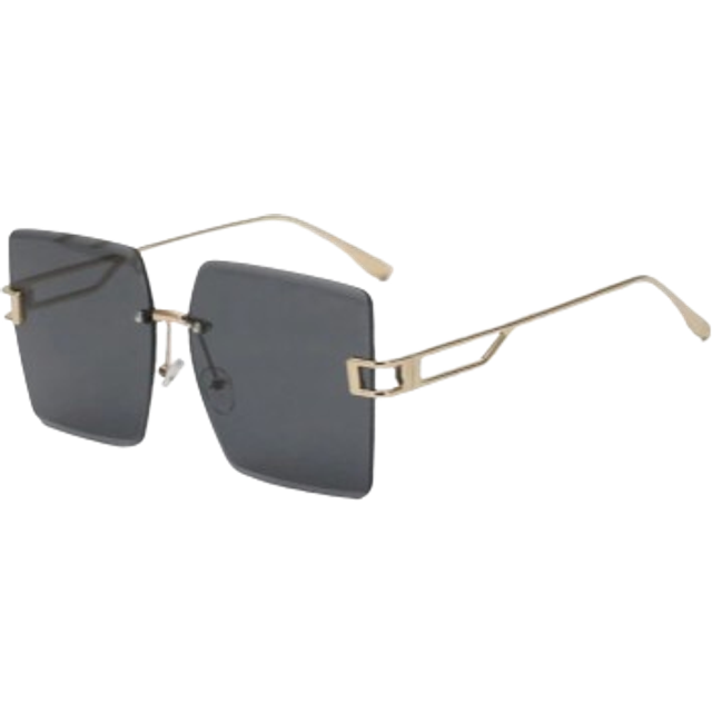 SHEIN 1pc Women&#39;s Classic Metal Framed Fashion Glasses, Suitable For Outdoor Travel And Street Style For Summer Beach Vacation, Outdoor, Travel Shades Hollo