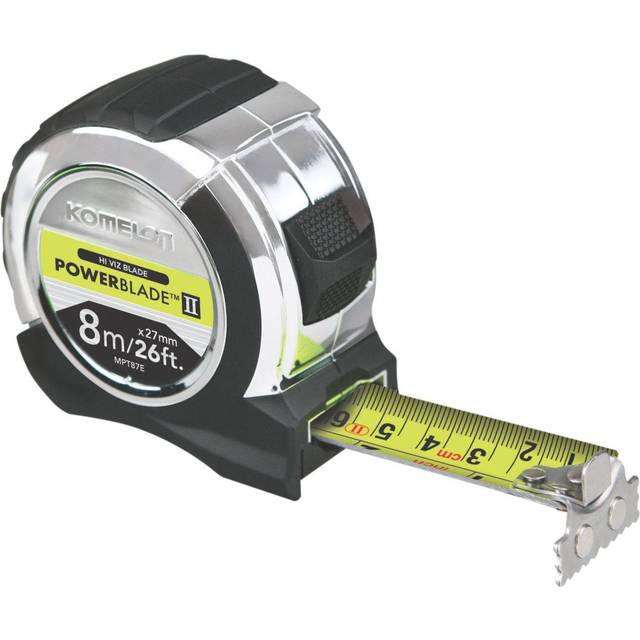 Komelon PowerBlade Pocket Tape 8m/26ft (Width 27mm)