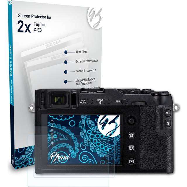 Bruni 2x Protective Film For Fujifilm X-e3 Screen Protector Screen Protection