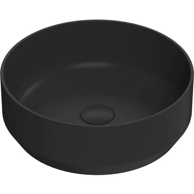nuie Round Vessel 350x350x 120mm, Black