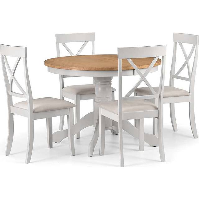 Conklin 4 - Person Solid Oak Dining Set (4)