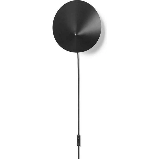 Ferm Living - Arum Sconce Wall Lamp - schwarz/pulverbeschichtet/BxHxT 29,2x29x16cm/schwenkbarer Lampenschirm/LED E14/220-240V 50Hz/12W/Leuchtmittel ni - black (29.0 x 29.2 x 16.0cm)
