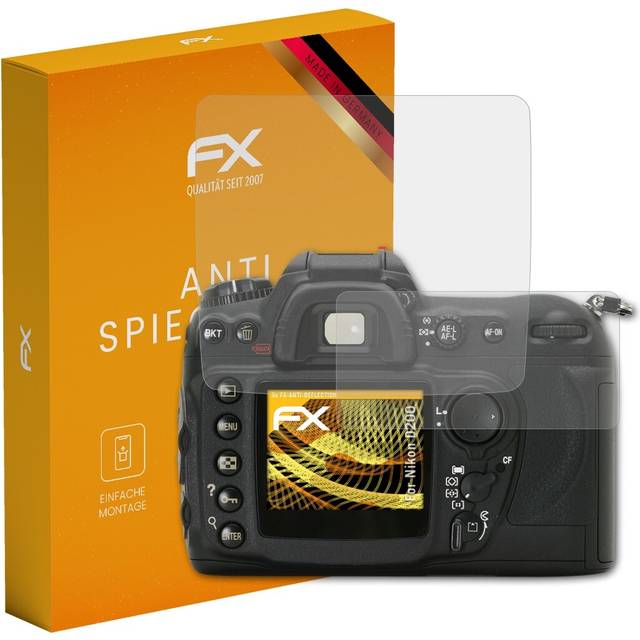 Atfolix 3x screen protection film for nikon d200 matt&shockproof