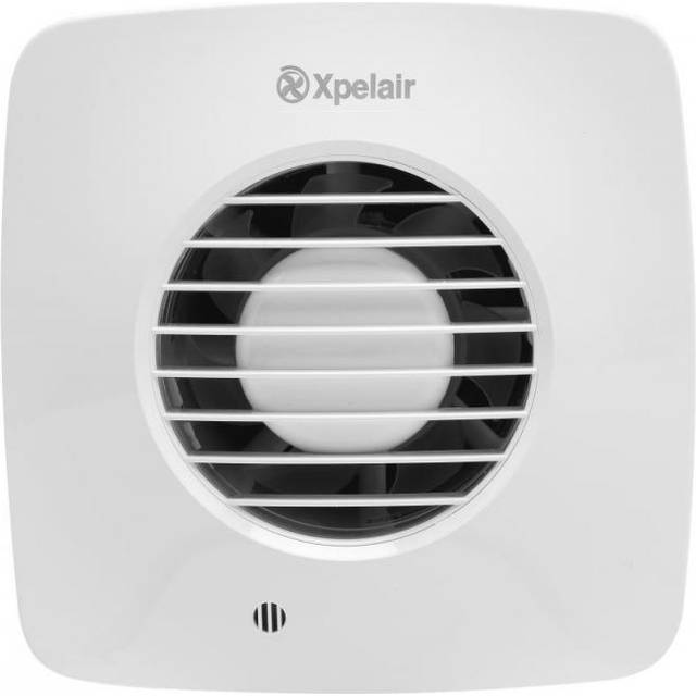 Xpelair DX100S Standard Square Extractor Fan with Wall Kit (93025AW)
