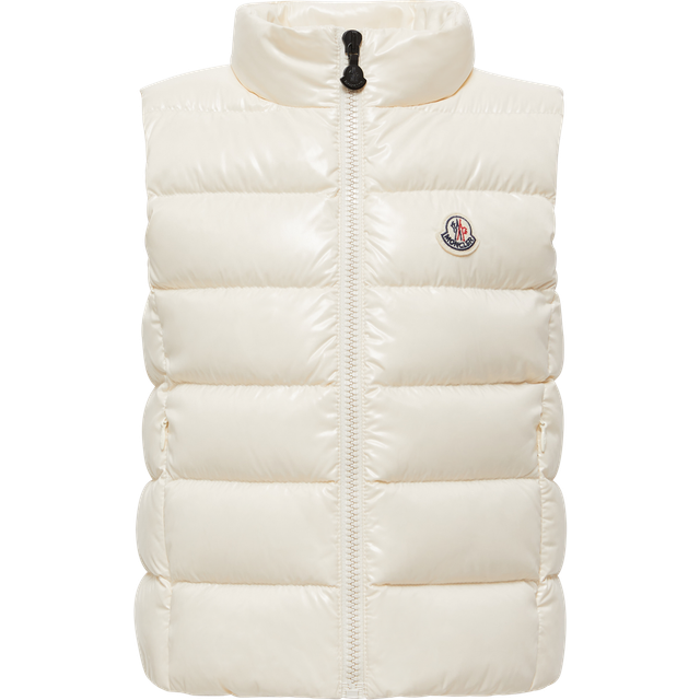 MONCLER ENFANT Ghany Down Gilet, Girl, White, Size: 4Y