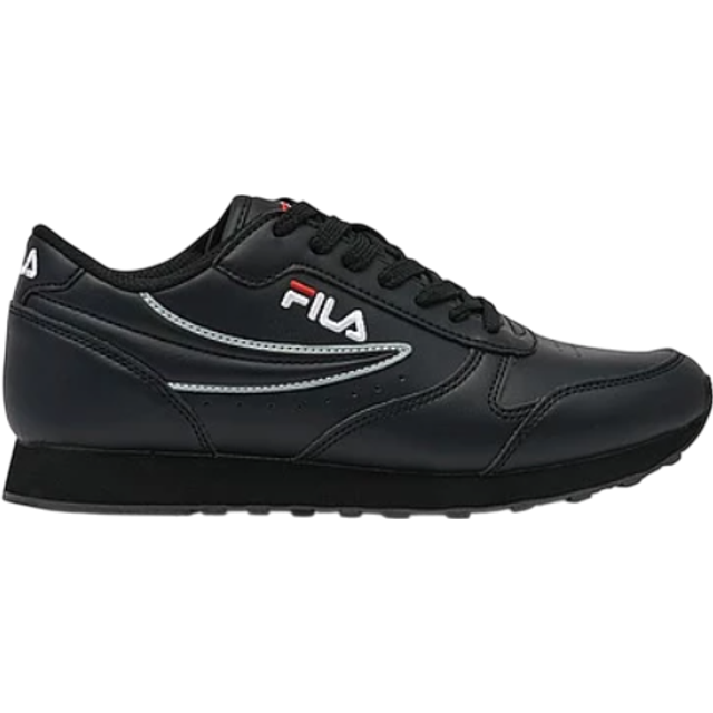 Fila Orbit Low Womens Black Trainers - Size UK 4