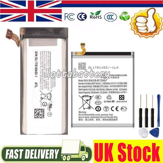 Battery eb-bf724aby eb-bf725aby eb-bf723aby for samsung galaxy z flip 4 sm-f721w
