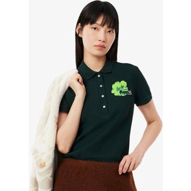 Lacoste Slim Fit L.12.D Stretch Mini Piqu Polo Shirt - Green
