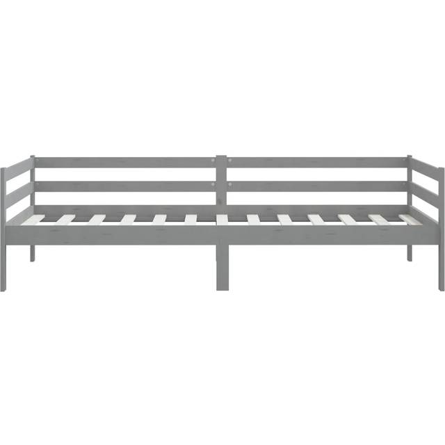 vidaXL Day Bed without Mattress Solid Wood Pine 90x200cm - Brown