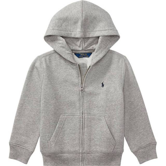 Polo Ralph Lauren Cottonblend-fleece Hoodie Stl. 7 / år pojkar - Hoodies Från Magasin - Hvid (7 / 7 år)