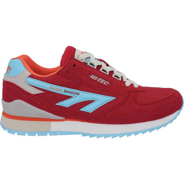 Hi-Tec Silver Shadow Men's Trainers, Size 4 In Optic Red Boys