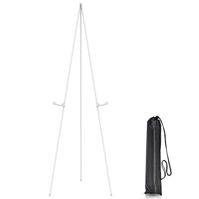 White Easel Stand for Display Wedding Sign & Poster-63In Tall Easels