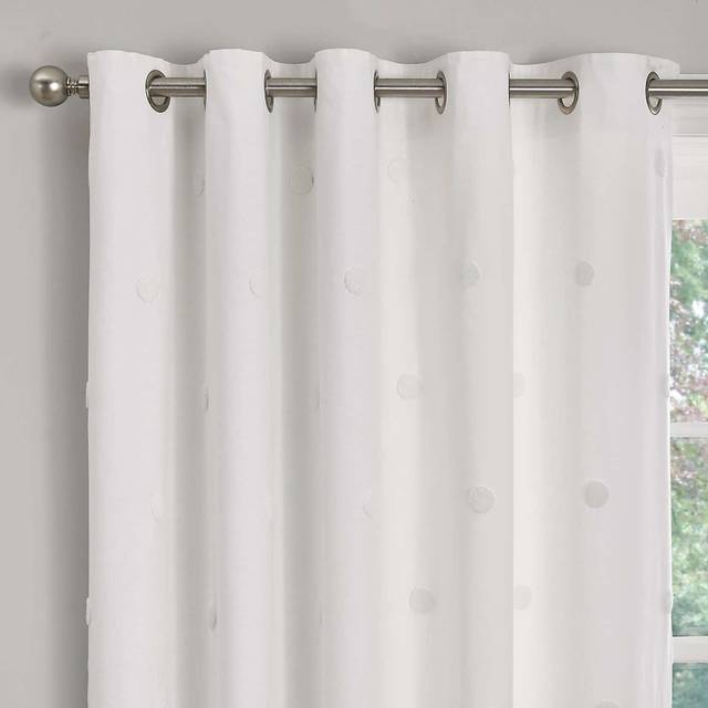 Zara Eyelet Semi Sheer Curtain (Width 117 x Drop 183 cm)