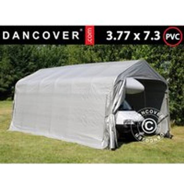 Portable Garage Garage tent pro 3.77x7.3x3.18 m pvc, Grey