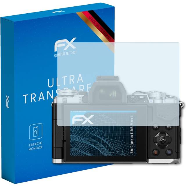 Atfolix 3x Screen Protector For Olympus E-m5 Mark Ii Clear