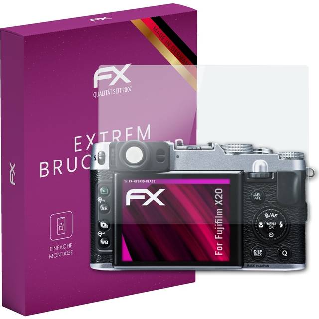 Atfolix glass protective film for fujifilm x20 glass protector 9h hybrid-glass