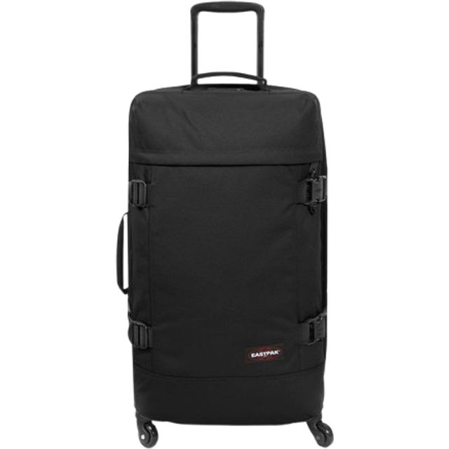 Eastpak Trans4 M 68 Litres, Four Wheel Soft Suitcase, Black - 68L