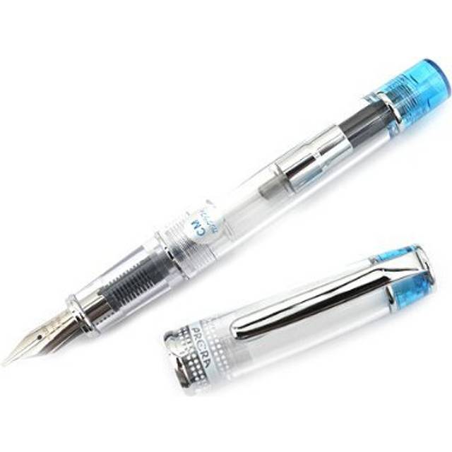 Pilot Prera Iro-Ai Calligraphy-Nib Fountain Pen  Transparent Light Blue Body (FPRN-350R-TLBCM)