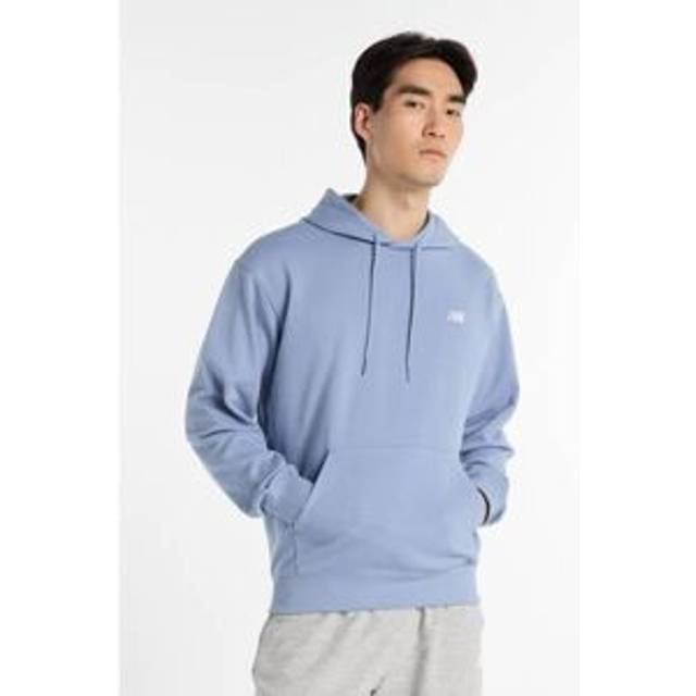 New Balance Men's Sport Essentials French Terry Hoodie in Blue Cotton, size Small