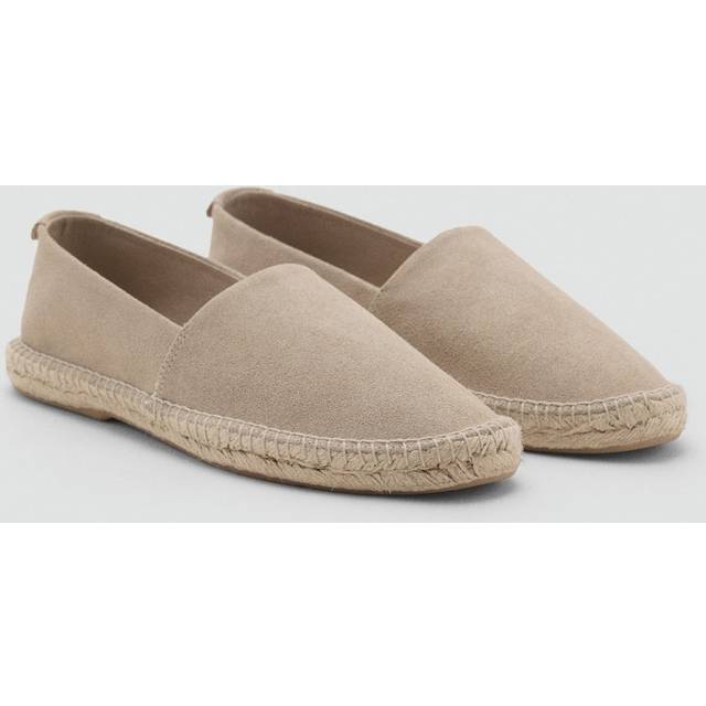 Jute suede espadrilles sand - Man - 11 - MANGO MAN - Sand