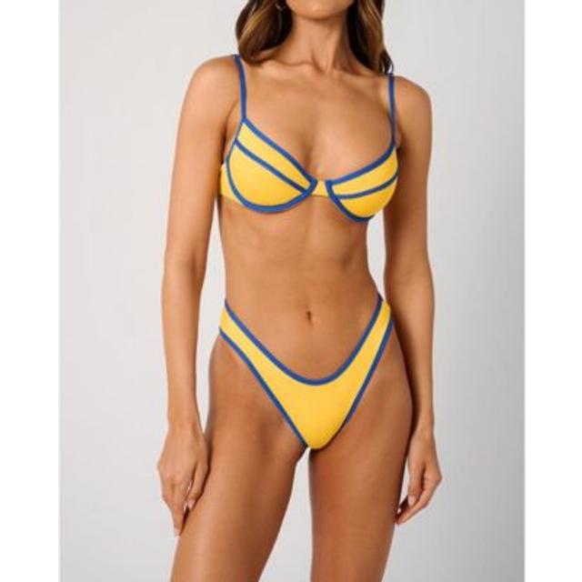 WeWoreWhat Full Coverage Underwire Bikini Top