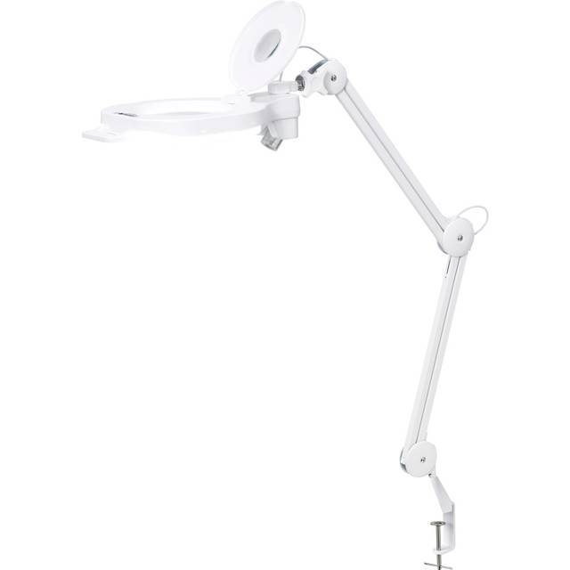 TOOLCRAFT TO-8194404 UV LED clamp-on magnifier lamp Magnification=1.75 x, 4.75 x 133 mm 2021 Energy Efficiency Class F (A - G)