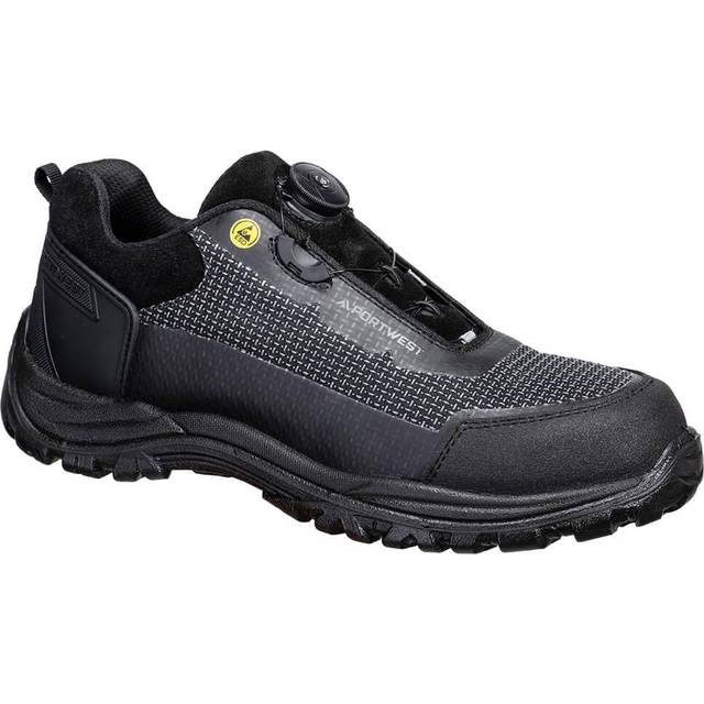 (10.5 UK, Black/Grey) Portwest Unisex Adult Girder Composite Safety Boots