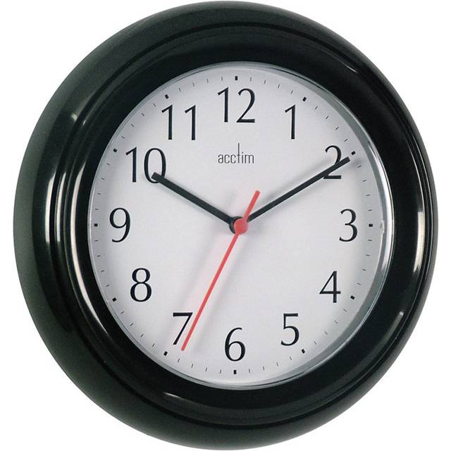 Acctim Wycombe Wall Clock Black [21413]
