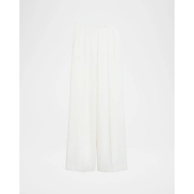 MAX MARA | White wool gabardine NINFA trousers | Women | 42 - white (42)