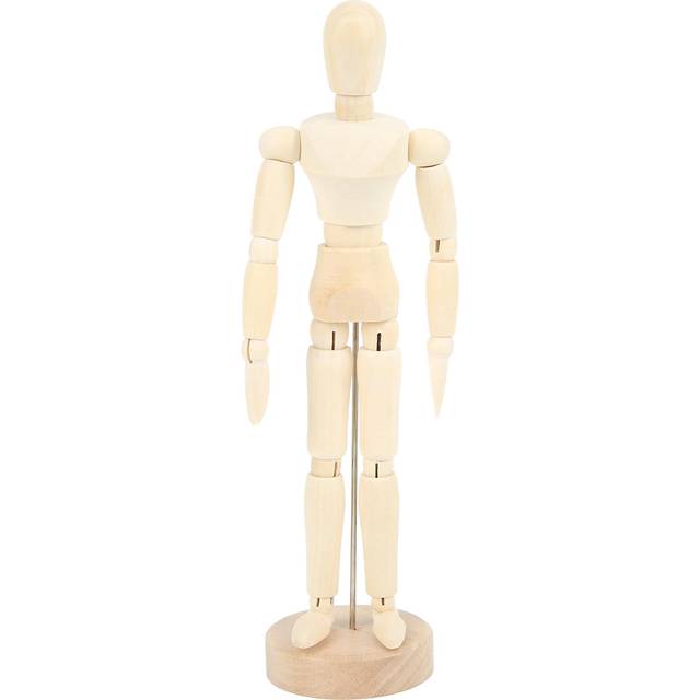 8in Wooden Mannequin Body Proportion Drawing Mannequin 14 Rotatable Joint Various Shapes Art