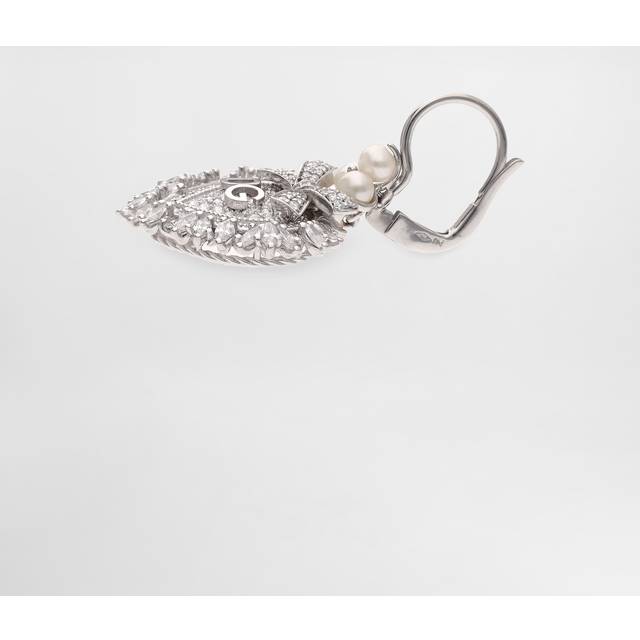Dolce & Gabbana Devotion Earrings 18-carat White Gold And Diamonds - Woman Earrings White Onesize