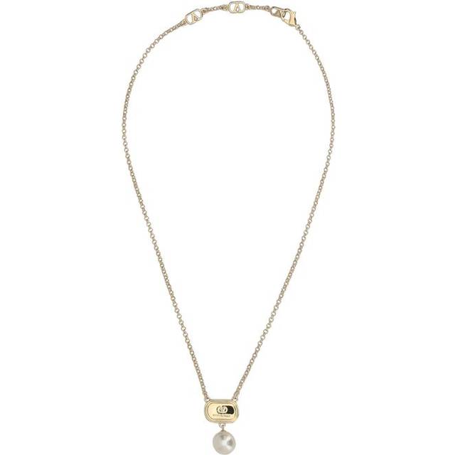 Metallic Necklace with Swarovski Details