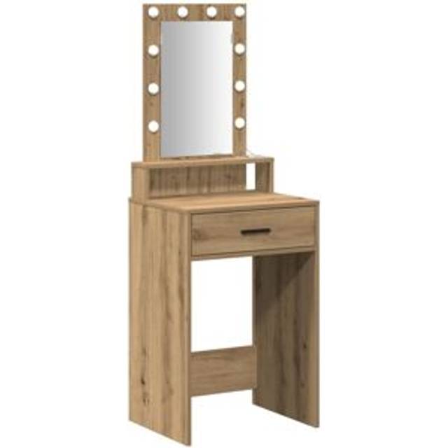 vidaXL Dressing Table Brown 50 x 41 x 140 cm Engineered wood
