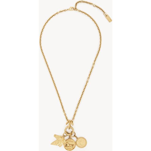 Brass necklace with charms - CHLOE' - gender_Woman - Gold (UNI)