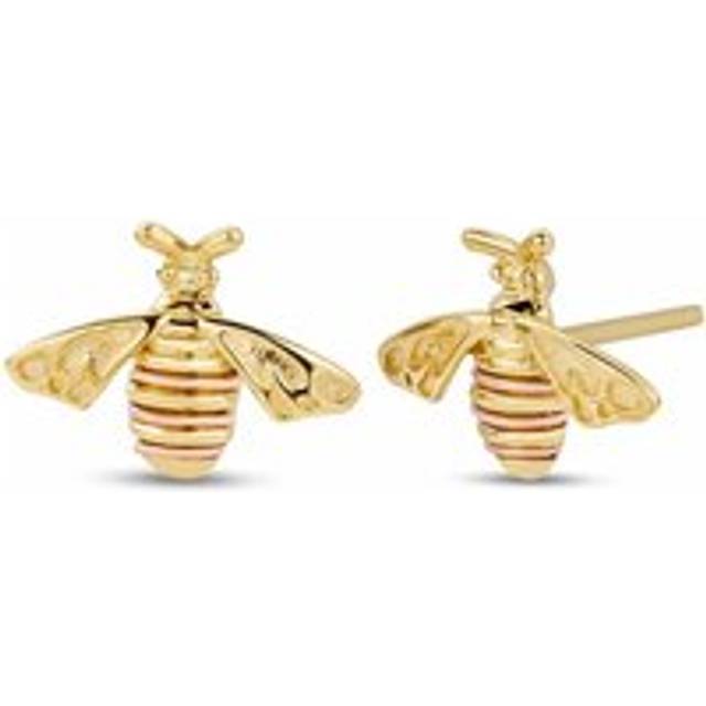 Clogau Nature's Wonder 9ct Solid Gold Honey Bee Stud Earrings