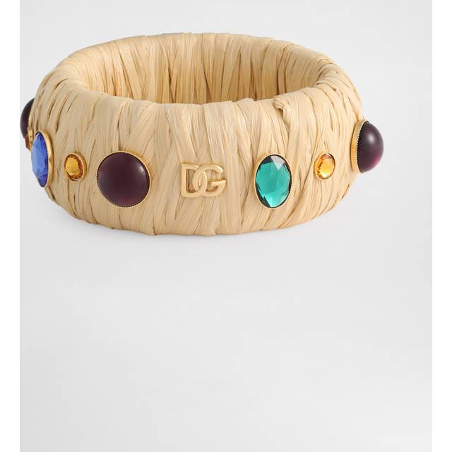 Dolce & Gabbana Raffia Bracelet - Woman Bijoux Multi-colored Metal Onesize