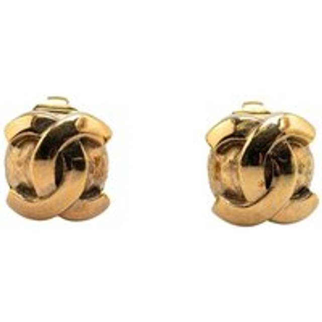Womens Preloved CC Logo GoldTone Earrings Wo - Metallics - One Size