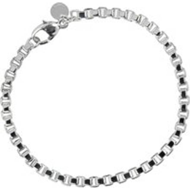 Preloved Tiffany T Bracelet Silver Chain Unisex - Grey - One Size