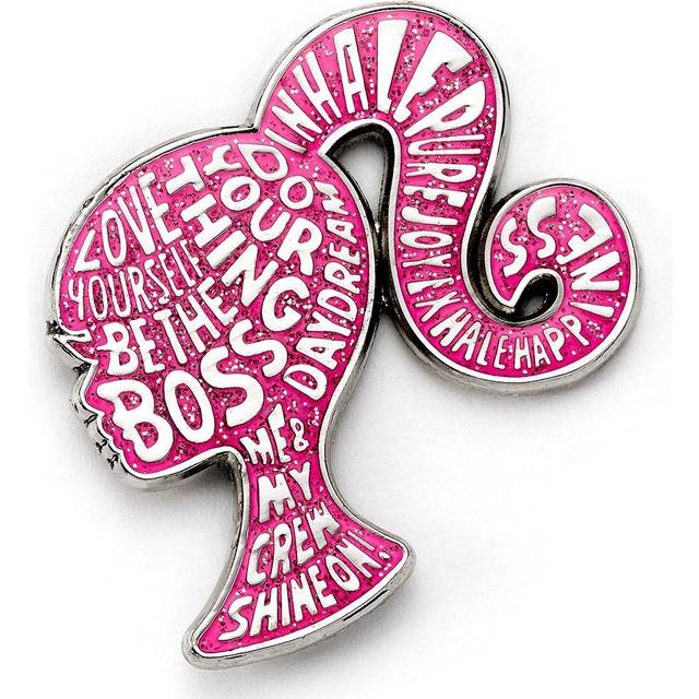 Barbie Sparkly Silhouette Pin Badge