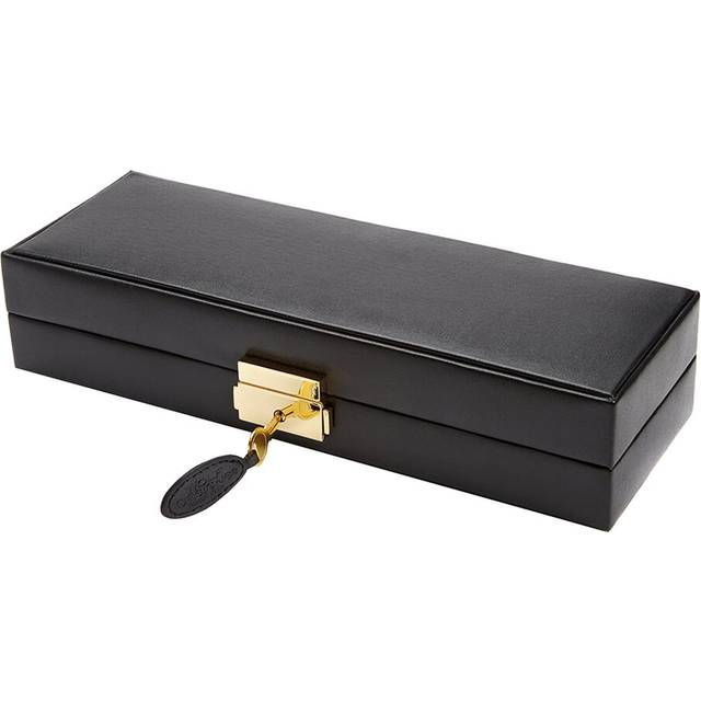 WOLF Heritage Safe Deposit Black Leather 280302