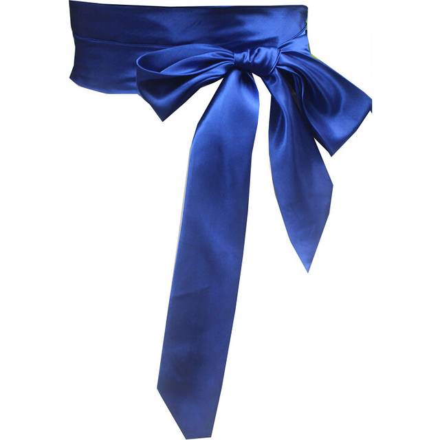 NANIA Wedding satin sash belt for special occasion ddress bridal sash (Royal blue)