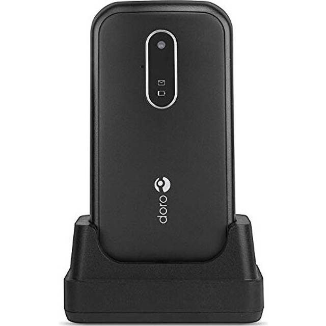 "Doro 6620 Unlocked 3G Clamshell Big Button Mobile Phone for Seniors with 2.8"" Screen, Emergency Button and GPS Positioning (Black) [UK and Irish"