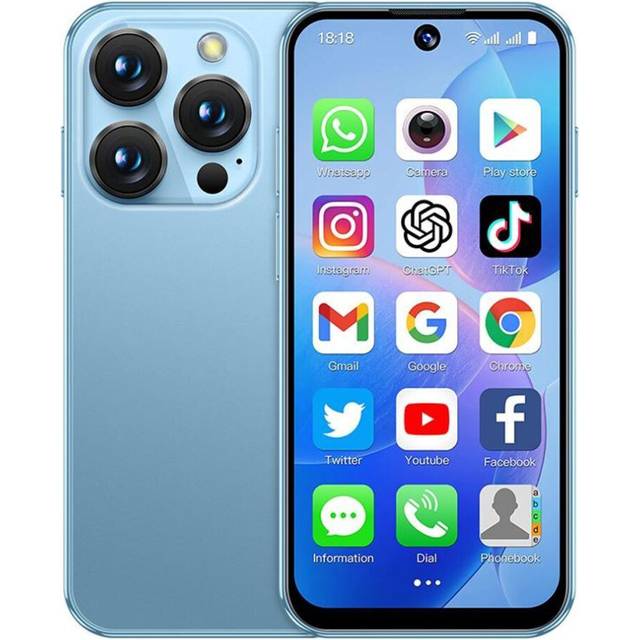 SOYES XS19 3G Mini Smartphone 3.88inch HD Screen MTK6580 Dual SIM Dual Standby 5MP Rear Camera 2000mAh Battery Android 10.0 Portable Mobile Phone blue
