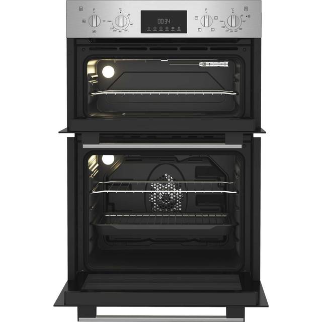 Indesit DII 10D IX Built In Electric Double Oven - Stainless Steel - A/A Rated