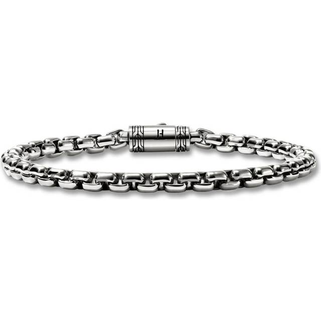 John Hardy - sterling-silver Box Chain bracelet - men - Sterling Silver - L - Grey