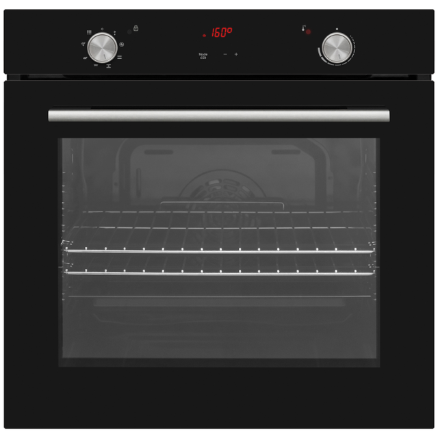 Cata UBO754BK 60cm Black True Fan 78L MF Pyro Oven