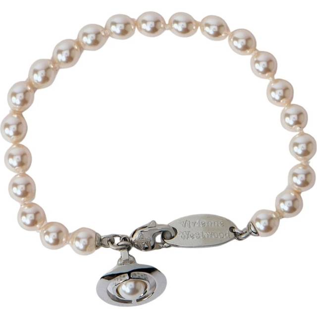 Vivienne Westwood, Accessoarer, Dam, ONE Size, Pärlarmband med emaljdetaljer